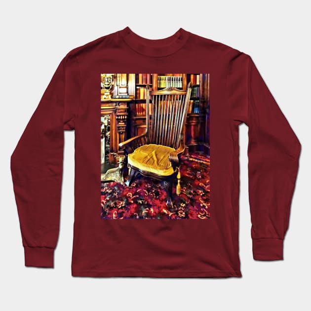 Victorian Library Long Sleeve T-Shirt by SusanSavad